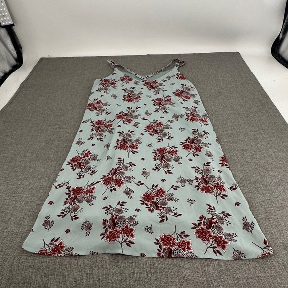 Olive + Oak Shift Dress Floral Small Sleeveless Spaghetti Straps  Lightweight - Picture 14 of 16